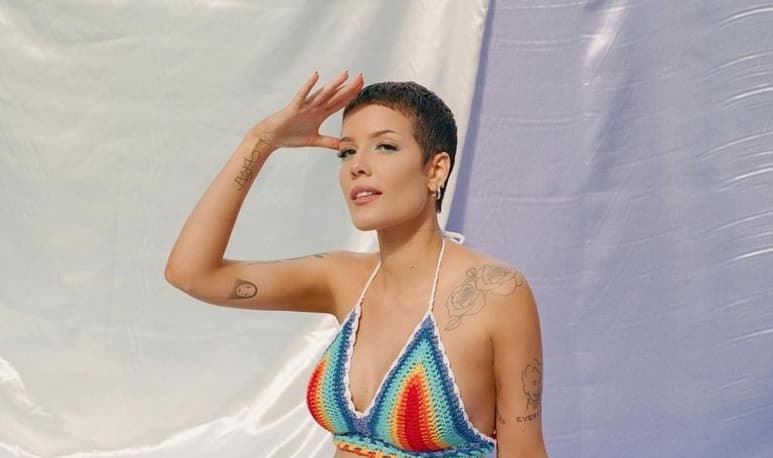 La cantante de pop estadounidense Halsey inició el 2021 con una sorpresa para sus seguidores, pues a través de su cuenta de Instagram reveló que está embarazada. (INSTAGRAM) 
