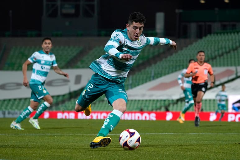 Alberto Ocejo ha disputado como titular los primeros tres juegos de Santos Laguna en el torneo, sin embargo, el canterano no se ha podido hacer presente en el marcador. (JAM MEDIA)