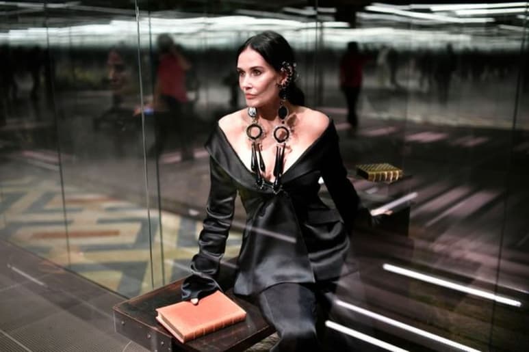 Evento. Demi estuvo en un desfile de modas.