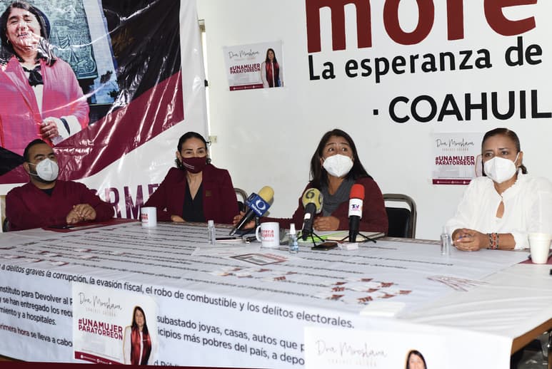 Miroslava Sánchez informó que ayer realizó su registro y que la plataforma 'es muy amigable'. (JESÚS GALINDO)