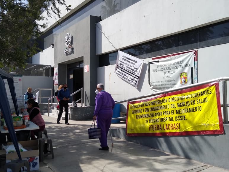 Entre las inconformidades del Sindicato se encuentra la infraestructura deficiente de la clínica y poca solución a demandas de salud. (ANGÉLICA SANDOVAL)