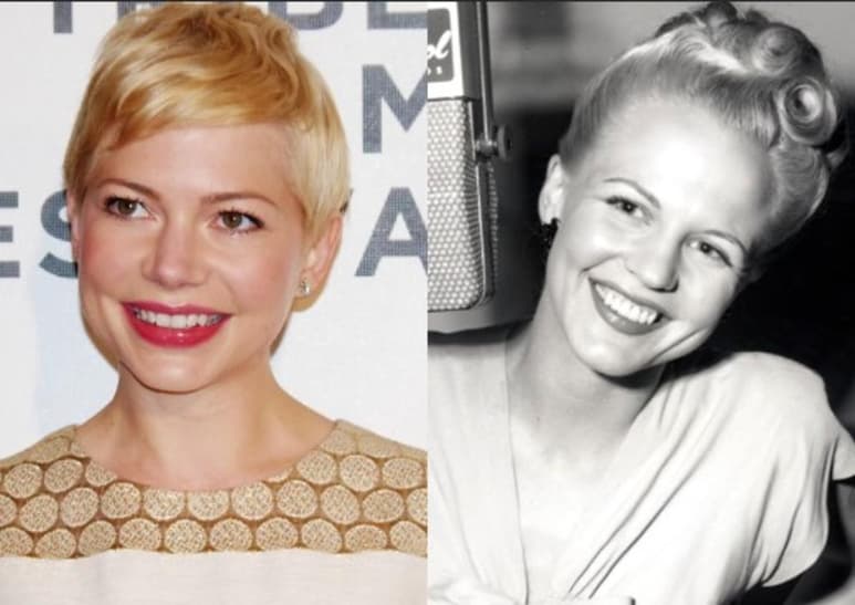 La actriz Michelle Williams encarnará a Peggy Lee en una película que repasará la vida de una de las cantantes melódicas y de jazz más influyentes en la cultura pop del siglo XX. (Especial)
