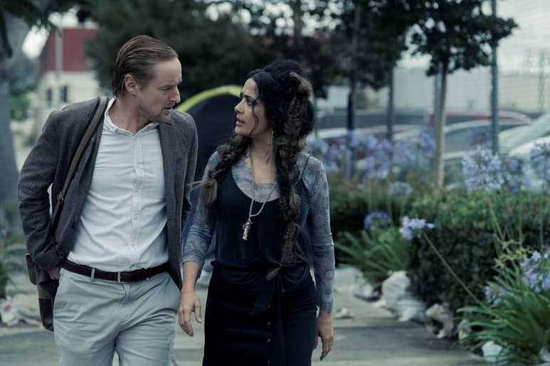 Después de actuar en múltiples películas de Hollywood, dirigir y producir, es interesante saber qué atrajo a Salma Hayek a Bliss, un drama de ciencia ficción sobre universos paralelos que protagoniza con Owen Wilson. (ARCHIVO)