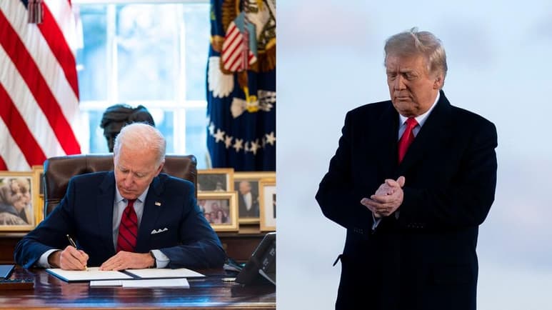 Joe Biden, estará “bastante ocupado” para seguir el juicio político contra su predecesor en el cargo, Donald Trump, acusado de 'incitar a la insurrección' por el asalto al Capitolio el pasado 6 de enero, dijo este lunes la portavoz de la Casa Blanca, Jen Psaki. (ARCHIVO)