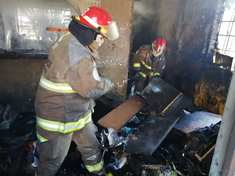 Del incendio las autoridades no reportaron personas lesionadas o intoxicadas. (EL SIGLO DE TORREÓN)