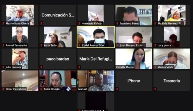 Ayer se desató una polémica en la sesión virtual del Cabildo de GP entre los regidores del PRI.