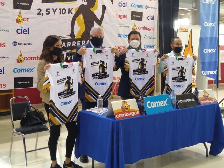 En conferencia de prensa, se presentó la Carrera Virtual 2021 del Instituto Municipal del Deporte (IMD) de Torreón, a correrse durante los últimos días de marzo. (EL SIGLO DE TORREÓN)