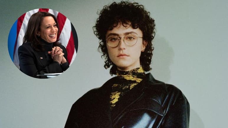 Ella Emhoff, hijastra de la vicepresidenta estadounidense, Kamala Harris, debutó este jueves como modelo en la Semana de la Moda de Nueva York participando en la presentación digital de la nueva colección de Proenza Schouler y en una charla con sus diseñadores. (ESPECIAL)