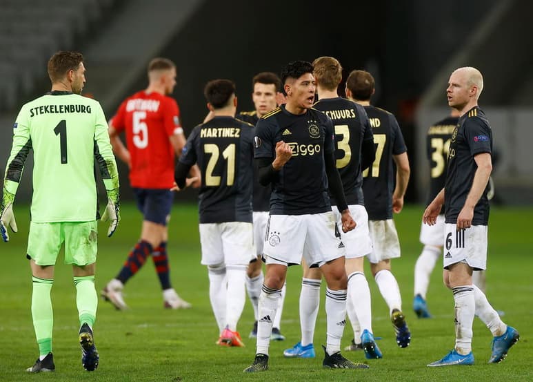En tres minutos el Ajax remontó al Lille (1-2) para encarrilar la clasificación de los octavos de final de la Liga Europa que se definirá la próxima semana en Amsterdam. (EFE)