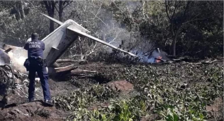 La Secretaría de la Defensa Nacional (Sedena) confirmó que el accidente aéreo en Emiliano Zapata, Veracruz dejó seis elementos sin vida. (ESPECIAL)