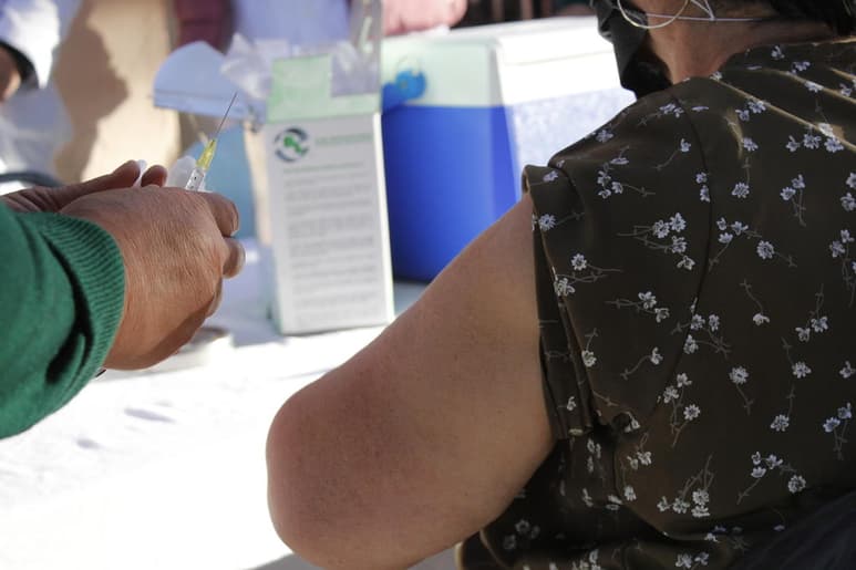 La vacuna de Pfizer/BioNTech se aplica en dos dosis con intervalo de 17 a 42 días, entre una y otra, según explicó el secretario de Salud. (ARCHIVO)