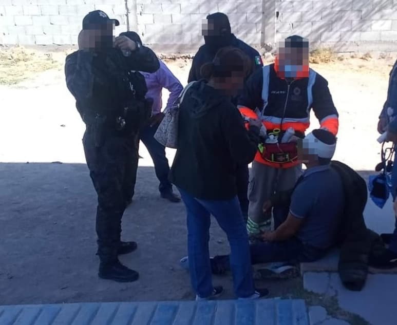 En redes sociales circula un vídeo de una riña que se registró al exterior del edificio de Recaudación de Rentas en el municipio de Matamoros. (EL SIGLO DE TORREÓN)
