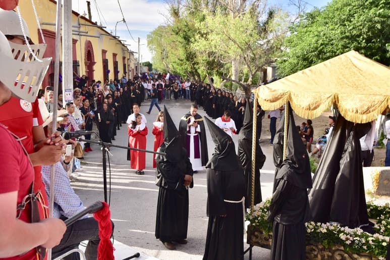 Sin reanudar. La celebrarción de la Procesión del Silencio en Viesca tampoco se realizará este año.