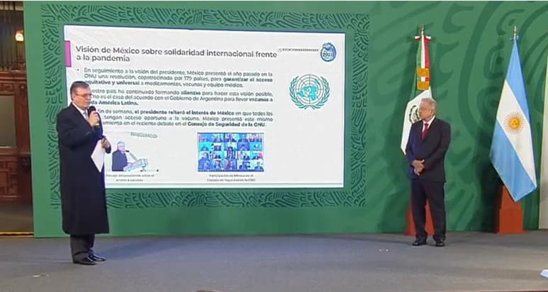 Marcelo Ebrard, secretario de Relaciones Exteriores, señaló que el mecanismo Covax 'al día de hoy no ha entregado una sola vacuna', por lo que aseguró que espera que se informe cuándo se distribuirán las dosis a México, Argentina y otros países.
(YOUTUBE)