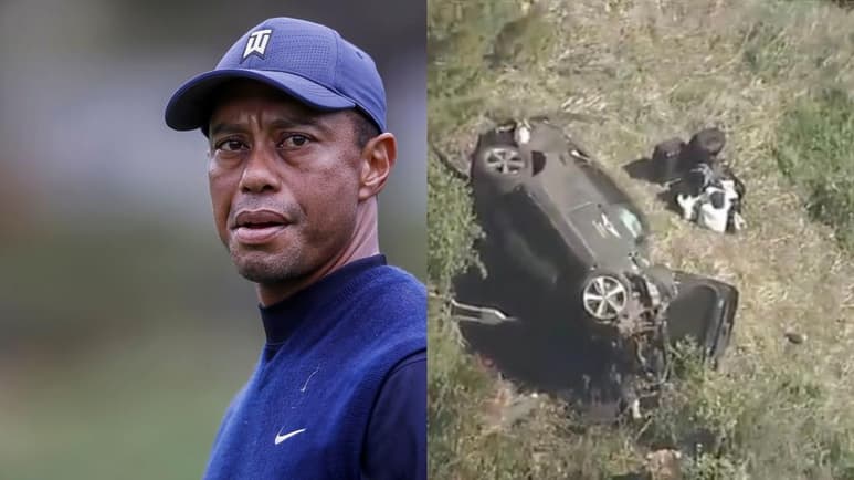 Tiger Woods resultó herido en un accidente automovilístico en Ranchos Palos Verdes, en Hawthorne Boulevard, cerca de Blackhorse Road, en el condado de Los Ángeles. (ESPECIAL)