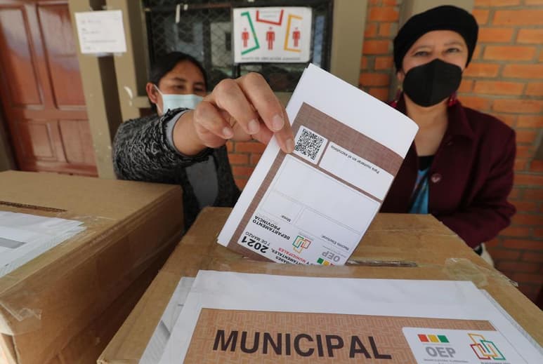 Este proceso es el segundo que realiza Bolivia en medio de la pandemia de COVID-19. (EFE)