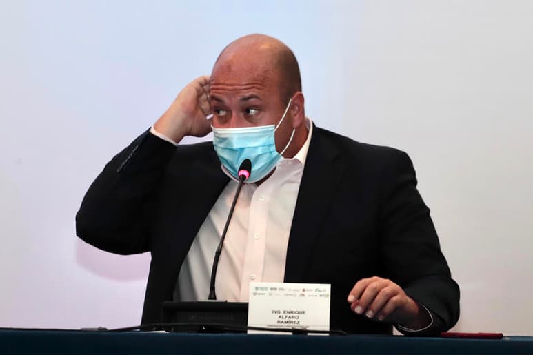 El gobernador de Jalisco, Enrique Alfaro, se deslindó del respaldo hecho este viernes en Monterrey por sus compañeros de la Alianza Federalista respecto al gobernador de Tamaulipas, Francisco Javier García Cabeza de Vaca. (ARCHIVO)