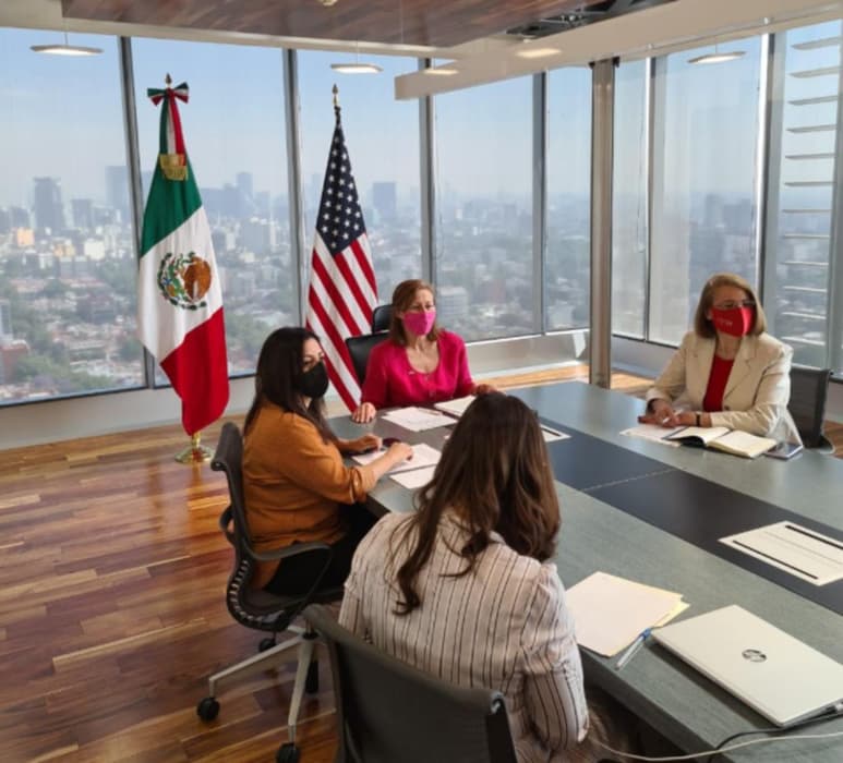 El presidente Andrés Manuel López Obrador ve el T-MEC 'como una gran herramienta para la recuperación post-COVID, puede que (también) durante la era de la COVID', dijo Clouthier.