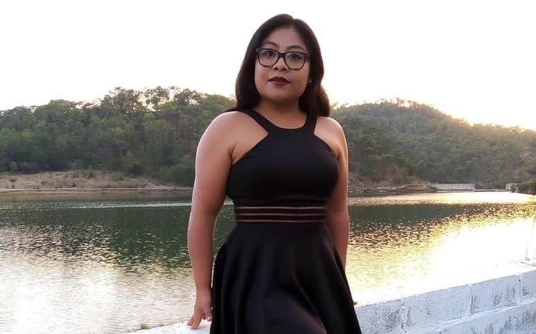 Edith Aparicio Martínez, hermana de la protagonista de la película Roma, Yalitza, accedió a contender por el PRI como candidata a diputada federal por el distrito de Tlaxiaco, Oaxaca, de donde las hermanas son originarias. (INSTAGRAM)