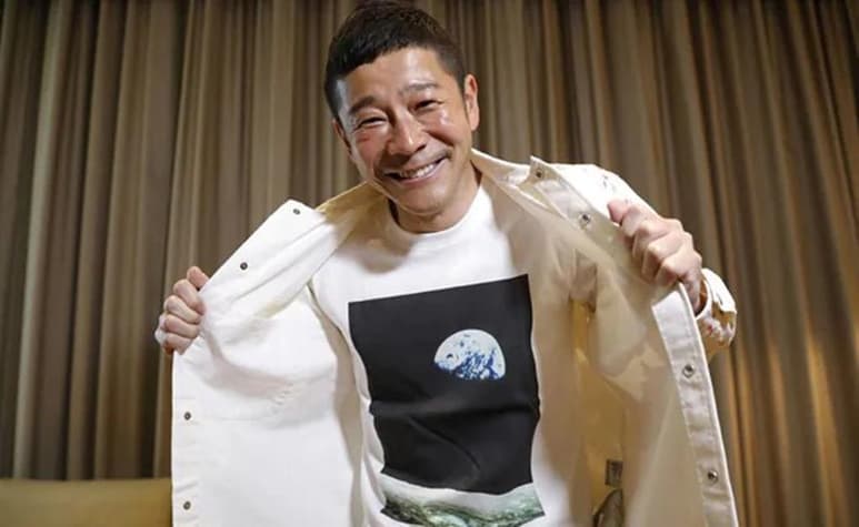 El empresario nipón Yusaku Maezawa, elegido como el primer turista del mundo que orbitará la Luna, anunció una campaña para buscar a ocho tripulantes con vocación creativa que lo acompañen en su periplo, programado para 2023. (ESPECIAL)