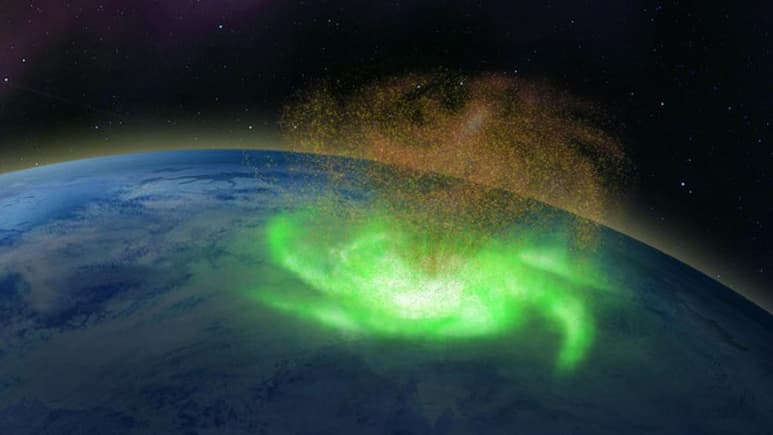 Gracias a un análisis retrospectivo fue posible conseguir datos sobre la formación del huracán espacial que ha sido plasmado en 3D (CORTESÍA: UNIVERSIDAD SHANDONG)