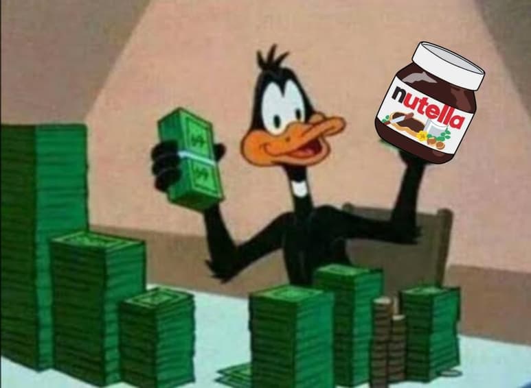 Usuarios en redes sociales no tardaron en plasmar sus ocurrencias con la Nutella en memes (CAPTURA)