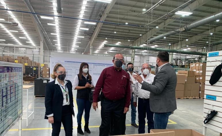 En Ciudad Frontera Jaime Guerra Pérez, secretario de Economía del Estado, visitó cuatro empresas diferentes que están en una expansión que se traducirán en más contratación de mano de obra.
