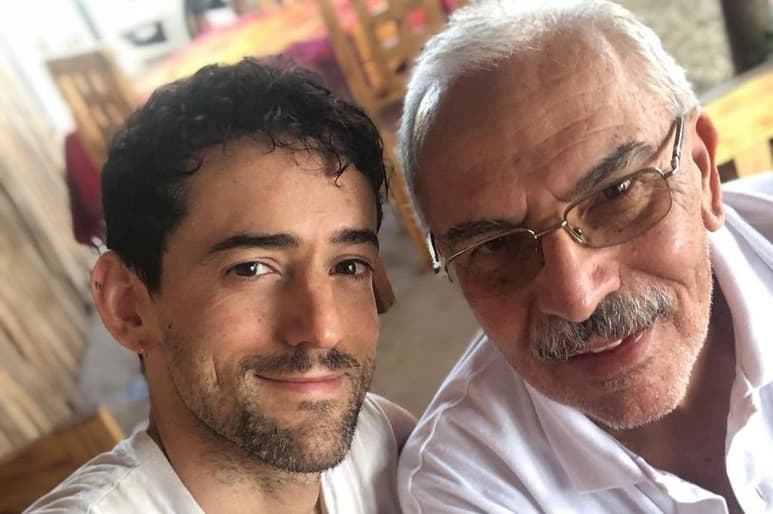 Luis Gerardo Méndez compartió varias imágenes en Instagram junto a su fallecido padre. (INSTAGRAM)