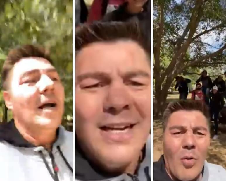 El excampeón mundial de box, en cinco diferentes divisiones 'El Travieso Arce', en un video divulgado en redes sociales, advierte que el que no vote por Mario Zamora, 'una bola de chingadazos'. (ESPECIAL)