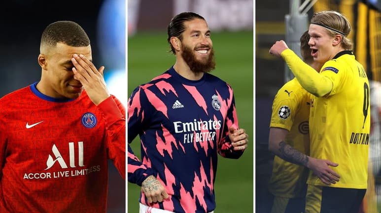 Sergio Ramos, capitán del Real Madrid, escogió a Erling Haaland como próximo gran fichaje del club blanco, por delante de Kylian Mbappé por 'circunstancias económicas', aunque señaló que el francés es el 'relevo' de grandes estrellas como Cristiano Ronaldo, Leo Messi y Neymar.
(ARCHIVO)