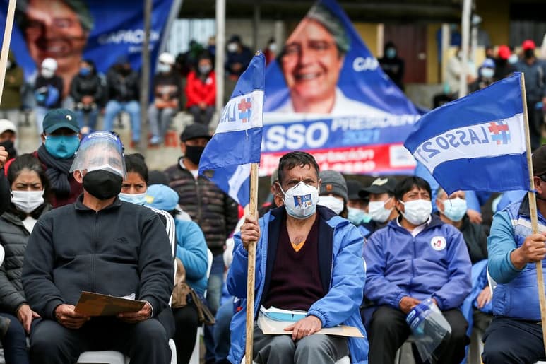 'Vamos a trabajar para promover la inversión y la generación de empleo en Ecuador', dijo Lasso. (EFE)