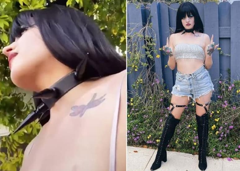 La mujer dice que su vecina que llamó a la policía, dijo a las autoridades que el atuendo era ‘ofensivo’. (INTERNET)
