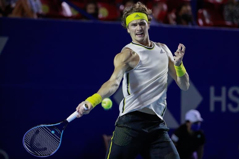 El alemán Alexander Zverev, segundo favorito, salió adelante en una noche en la que no mostró su mejor juego y se impuso por 6-4, 6-3 al serbio Laslo Djere para acceder a los cuartos de finales en el Abierto de Tenis de Acapulco. (EFE)
