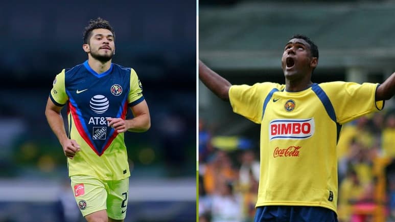 El jugador del América Henry Martín logró hacer historia, ya que con el doblete que consiguió ante las Chivas durante el Clásico Nacional del pasado domingo, superó a Kléber Boas en su paso por las Águilas. (JAM MEDIA)