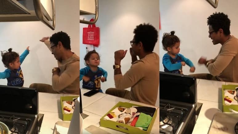 Mikha, el pequeño hijo de Kalimba derritió de ternura a los fans del cantante al aparecer cantando y bailando una canción de OV7. (ESPECIAL)