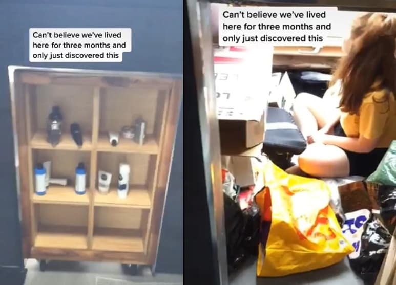 Se mudaron y sólo meses después encontraron este espacio escondido. (INTERNET)
