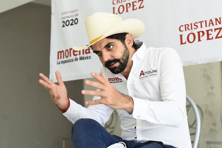Antonio Attolini Murra resultó ganador de la encuesta interna que celebró Movimiento Regeneración Nacional (Morena) por lo que su registro oficial lo hará en los próximos días ante la autoridad electoral en la Ciudad de México como candidato a la diputación federal por el Distrito V del municipio de Torreón para la elección del próximo 6 de junio. (EL SIGLO DE TORRÉON)