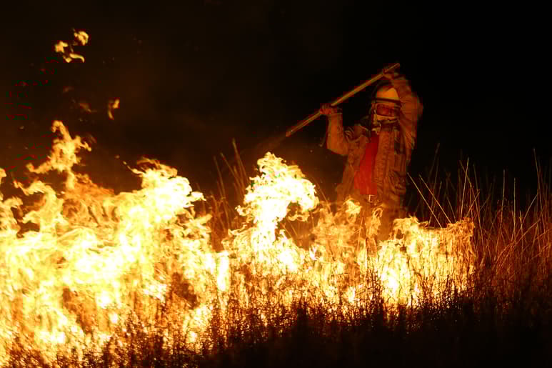 A pesar del elevado número de incendios activos en Durango, 26 brigadas no pueden iniciar funciones hasta el primero de abril. (EL SIGLO DE TORREÓN)