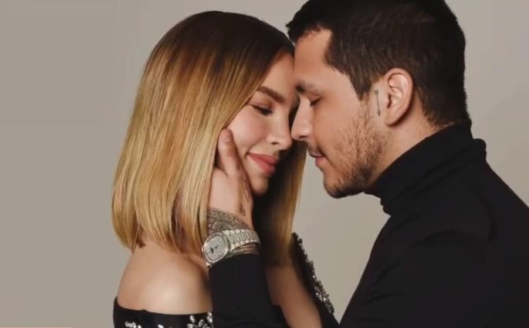 Juntos. Nodal quiere estar siempre con Belinda. (ESPECIAL)