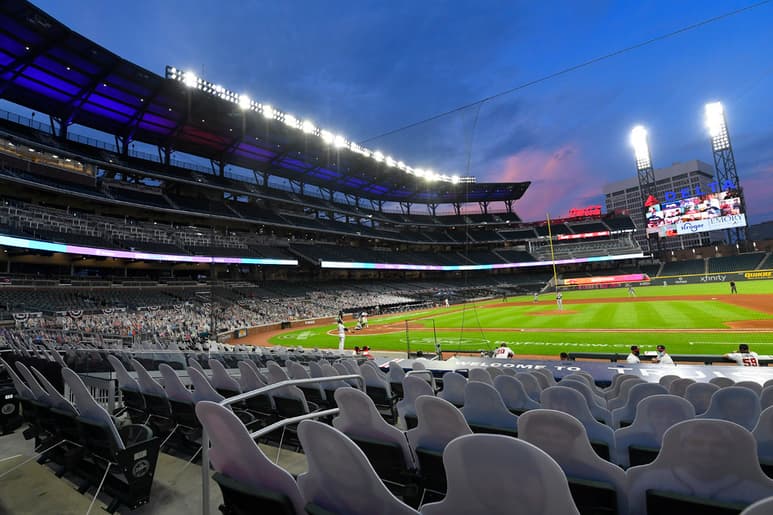 El escenario es espectacular, pero las Grandes Ligas optaron por retirarle a Atlanta la sede del esperado juego. (AP)