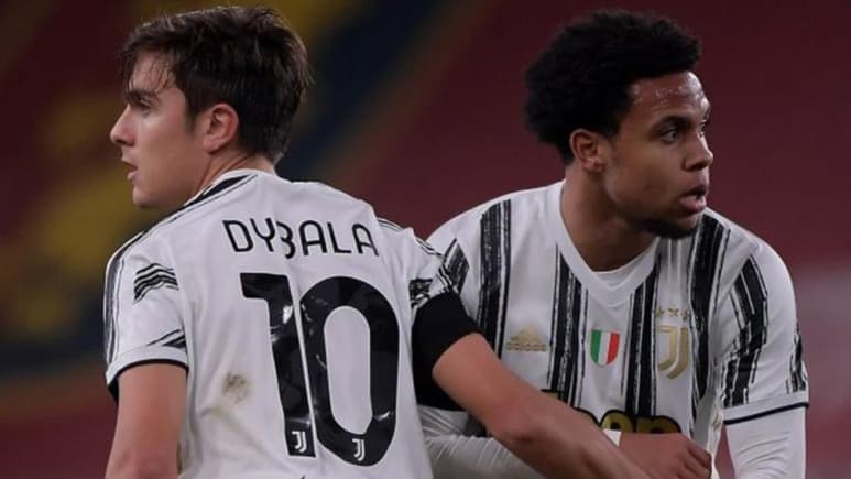 El argentino Paulo Dybala, el brasileño Arthur Melo y el estadounidense Weston McKennie volvieron a entrenarse este domingo, día de Pascua, con el Juventus tras ser excluidos de la convocatoria para el derbi del sábado contra el Torino como castigo por violar las reglas anticoronavirus italianas y participar en una cena. (Especial)
