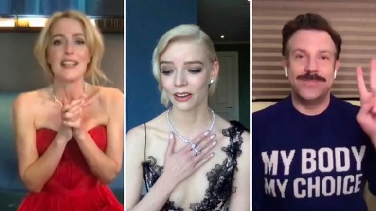 La cinta 'The Trial of the Chicago 7' triunfó esta noche en los premios del Sindicato de Actores de Hollywood (SAG Awards) al llevarse el galardón más importante, el de mejor reparto o elenco de una película, frente a otras candidatas como 'Minari' y 'Da 5 Bloods'. (AP)