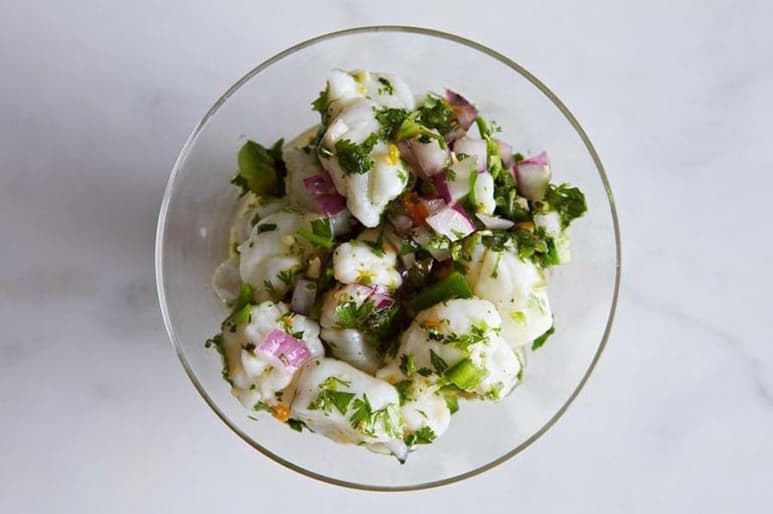 Fresco, rápido y delicioso: Ceviche de manzana