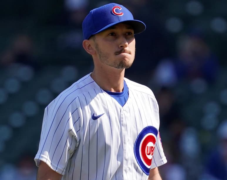 Zach Davies permitió dos carreras limpias en cinco entradas y dos tercios de trabajo. (AP)