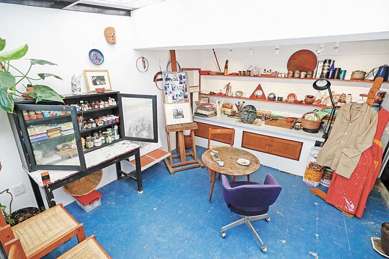 Recorrido. Debido a la pandemia, la Casa Estudio Leonora Carrington sólo puede visitarse de manera virtual.