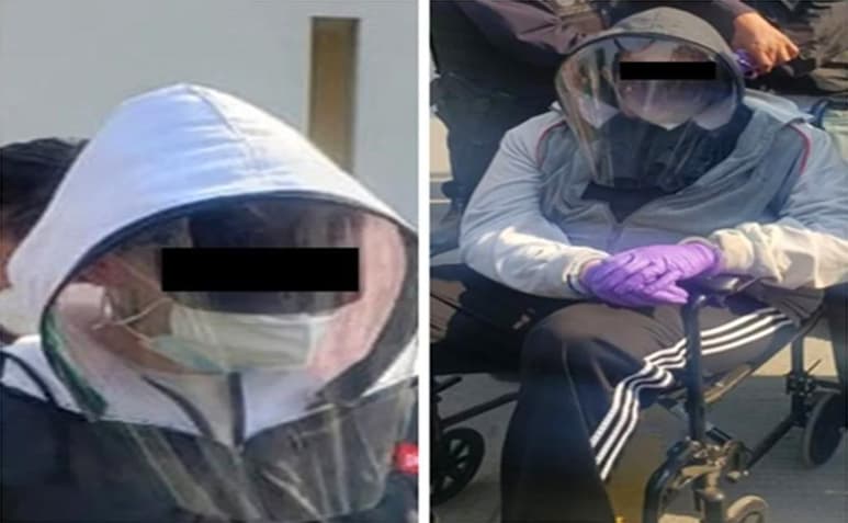 Con el cabello y cejas pintados con canas y documentos pertenecientes a familiares directos, dos hombres de 35 y 39 años recibieron la primera dosis de la vacuna contra COVID-19 en la alcaldía Coyoacán. (ESPECIAL)
