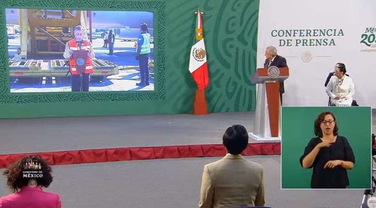 Recibirá la vacuna antiCOVID en Palacio Nacional para demostrar que no hay problemas con el biológico. (ESPECIAL)