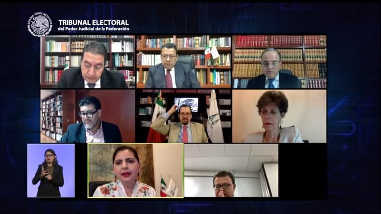 Tras una discusión de varias horas sobre el caso de Félix Salgado Macedonio, la Sala Superior del Tribunal Electoral del Poder Judicial de la Federación (TEPJF) aprobó con cinco votos a favor y dos en contra el expediente de SUP-JDC-416/2021, perteneciente al morenista. (ESPECIAL)