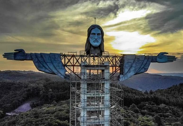 En Brasil, ya se construye un segundo monumento de Cristo, el cual será más alto que el famoso Cristo Redentor en Río de Janeiro. (Especial)
