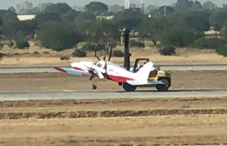 En la aeronave únicamente se encontraba el piloto, quien presentó algunos golpes y no fue necesario trasladarlo a un hospital.